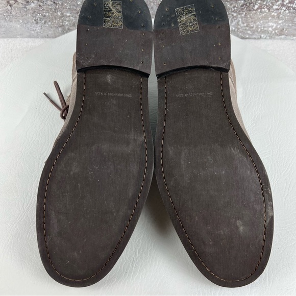 539sqq John Varvatos Men\'s Gray Leather chukka Boots 12 main image 4